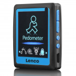 Lenco MP3/4 Player with Pedometer 4GB Blue