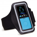 Lenco Sport MP3/4 Player with Pedometer Sport Earplugs and Sport Wristband Blue Lenco Sport MP3/4 Player with Pedometer Sport Earplugs and Sport Wristband Blue