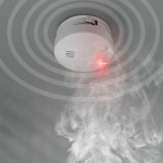 Alecto Mini smoke detector with 5 year battery, white Alecto Mini smoke detector with 5 year battery, white