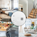 Alecto Mini smoke detector with 5 year battery, white Alecto Mini smoke detector with 5 year battery, white