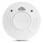 Alecto Smoke detector with 10 year battery + hush 2 pack