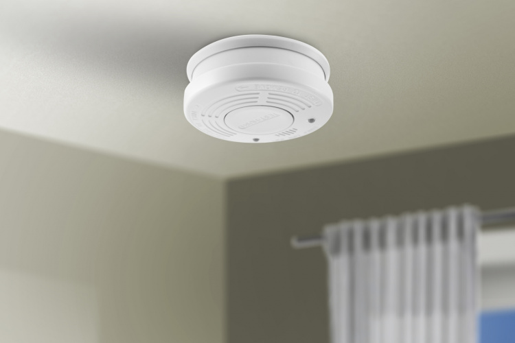 Alecto Smoke detector with 10 year battery + hush 2 pack