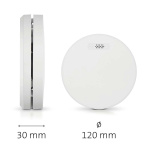 Alecto Design smoke detector with 10 year battery White Alecto Design smoke detector with 10 year battery White