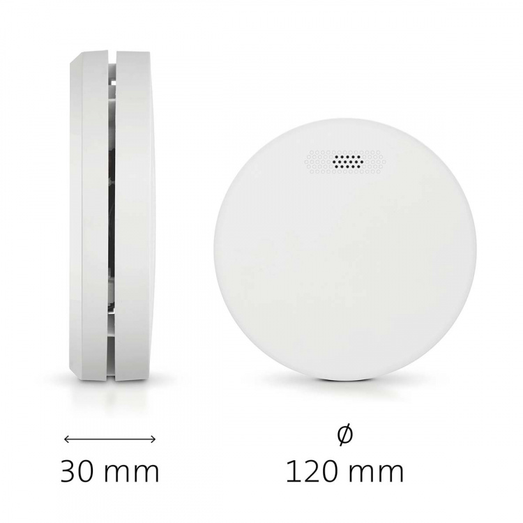 Alecto Design smoke detector with 10 year battery White Alecto Design smoke detector with 10 year battery White