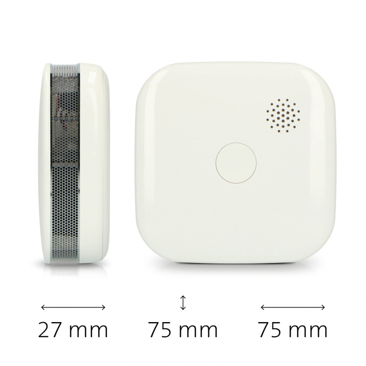Alecto Smoke detector with compact design with 10 year battery and warranty