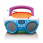Lenco Portable FM Radio and CD/USB-player Multi colour Lenco Portable FM Radio and CD/USB-player Multi colour