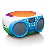 Lenco Portable FM Radio and CD/USB-player Multi colour Lenco Portable FM Radio and CD/USB-player Multi colour