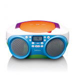 Lenco Portable FM Radio and CD/USB-player Multi colour Lenco Portable FM Radio and CD/USB-player Multi colour