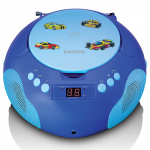 Lenco Portable radio / CD player with microfoon Blue Lenco Portable radio / CD player with microfoon Blue