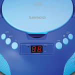 Lenco Portable radio / CD player with microfoon Blue Lenco Portable radio / CD player with microfoon Blue