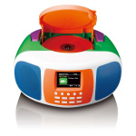 Lenco Portable DAB+/FM Radio with Bluetooth®, CD Player, and large LCD colour display Lenco Portable DAB+/FM Radio with Bluetooth®, CD Player, and large LCD colour display