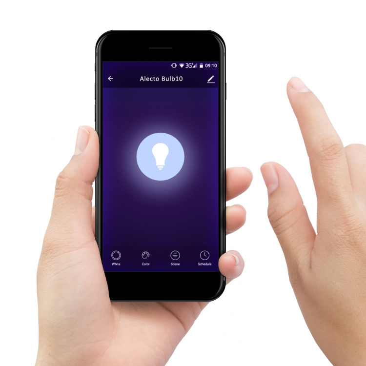 Alecto Smart LED colour lamp with Wi-Fi 2-pack