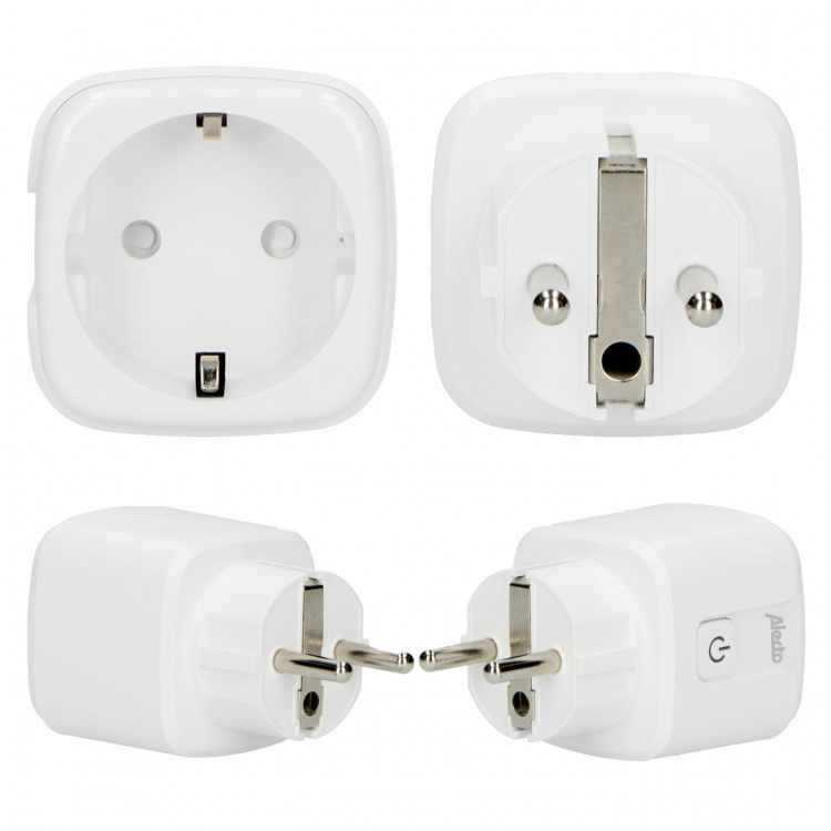 Alecto Smart Wi-Fi plug 16A 3680W 3-pack White Alecto Smart Wi-Fi plug 16A 3680W 3-pack White