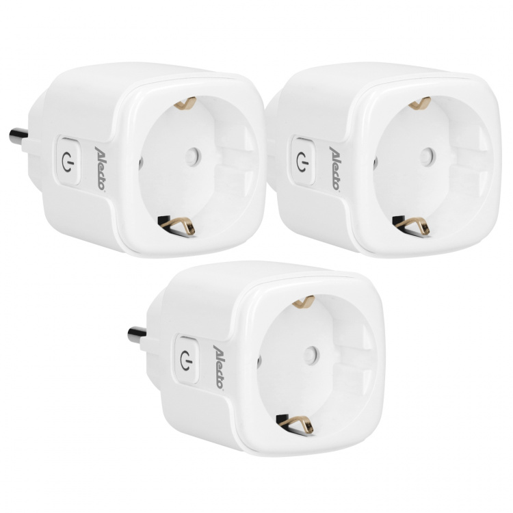 Alecto Smart Wi-Fi plug 16A 3680W 3-pack White Alecto Smart Wi-Fi plug 16A 3680W 3-pack White