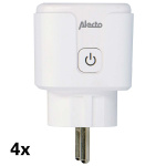 Alecto Smart Wi-Fi plug 16A 3680W 4-pack White Alecto Smart Wi-Fi plug 16A 3680W 4-pack White