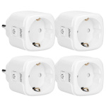 Alecto Smart Wi-Fi plug 16A 3680W 4-pack White Alecto Smart Wi-Fi plug 16A 3680W 4-pack White