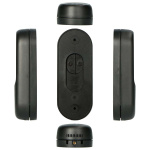 Alecto Smart Wi-Fi doorbell with camera, suitable for home automation Black