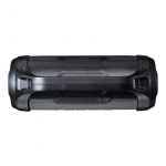 Lenco Splashproof Bluetooth® speaker met FM radio, USB, SD and Party Lights Black Lenco Splashproof Bluetooth® speaker met FM radio, USB, SD and Party Lights Black