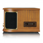 Lenco Wooden retro Record Player with Bluetooth®, DAB+/FM radio, USB encoding, CD player, cassette player, and built-in speakers Lenco Wooden retro Record Player with Bluetooth®, DAB+/FM radio, USB encoding, CD player, cassette player, and built-in speakers