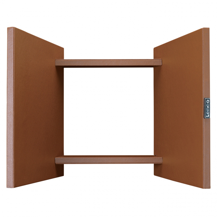 Lenco Organizer for up to 40 records Brown