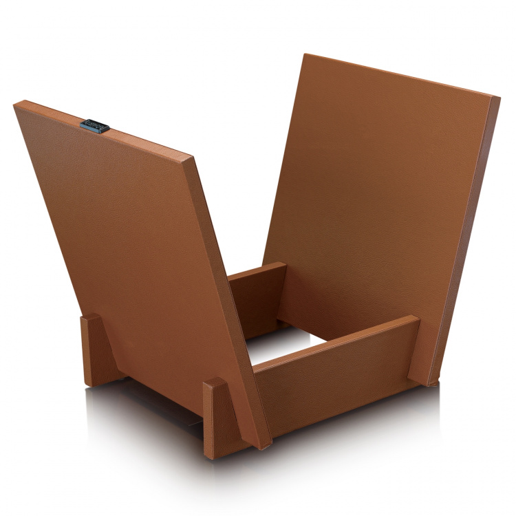 Lenco Organizer for up to 40 records Brown