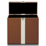 Lenco Carrying suitcase for max. 30 records Brown / White Lenco Carrying suitcase for max. 30 records Brown / White