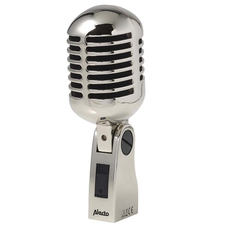 Alecto Retro microphone Chrome Alecto Retro microphone Chrome