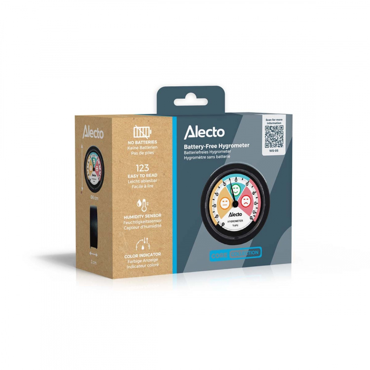 Alecto Analog hygrometer Black