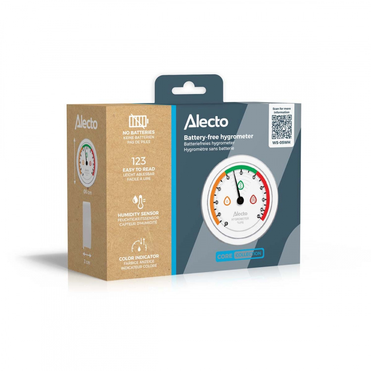 Alecto Analog hygrometer White