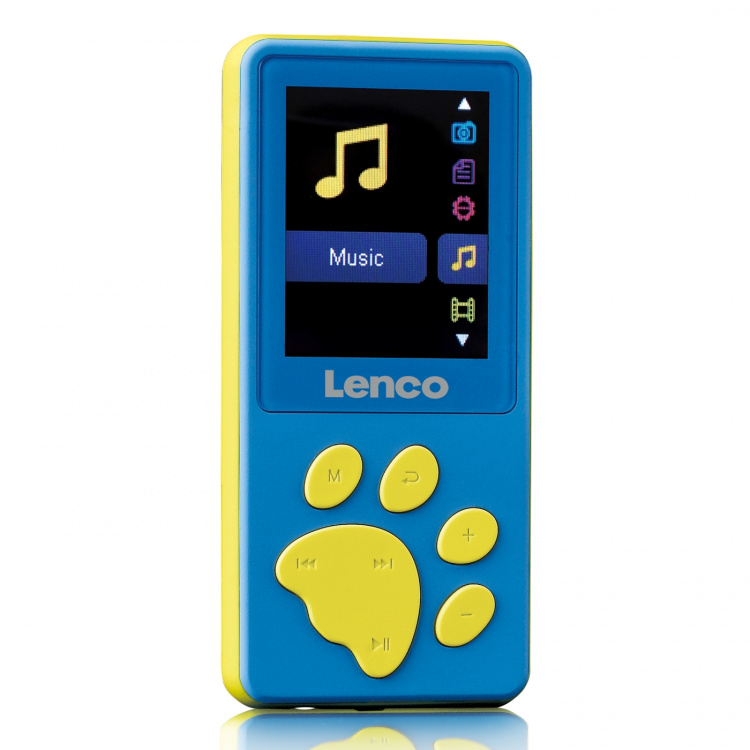 Lenco MP3/MP4 player with 8GB memory Blue Lenco MP3/MP4 player with 8GB memory Blue