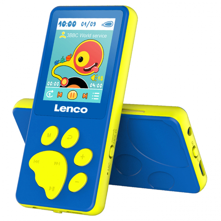 Lenco MP3/MP4 player with 8GB memory Blue Lenco MP3/MP4 player with 8GB memory Blue
