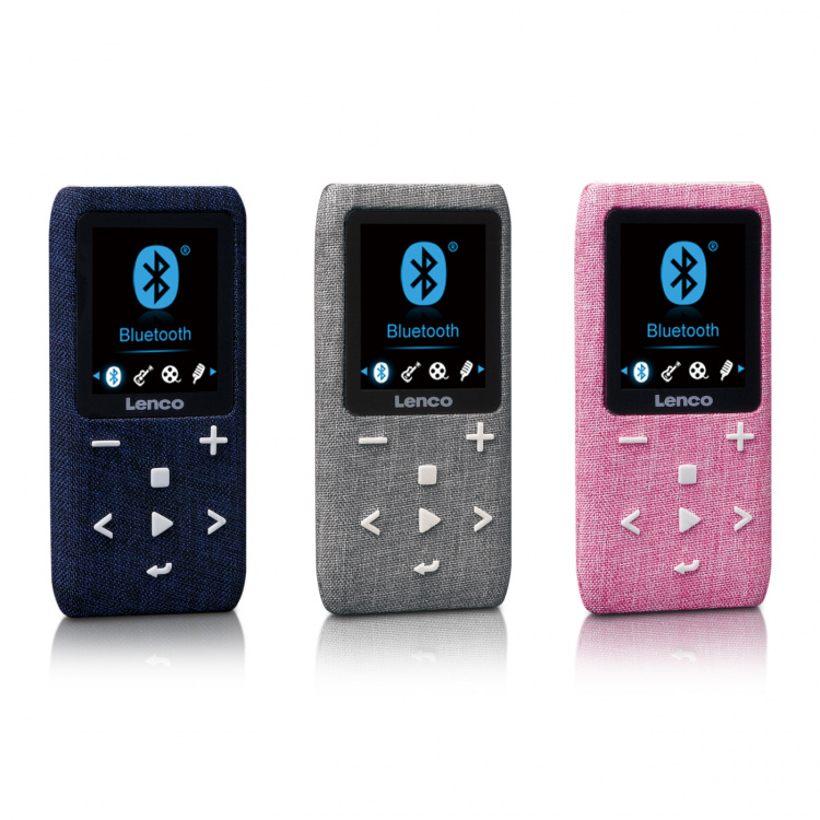 Lenco MP3/MP4 Player with Bluetooth® 8 GB Micro SD Card Blue Lenco MP3/MP4 Player with Bluetooth® 8 GB Micro SD Card Blue