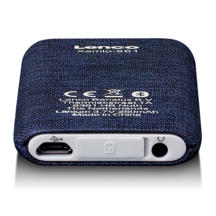 Lenco MP3/MP4 Player with Bluetooth® 8 GB Micro SD Card Blue Lenco MP3/MP4 Player with Bluetooth® 8 GB Micro SD Card Blue