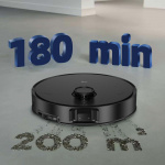 Hoover Robot vacuum cleaner HG8 Wet & Dry, WiFi, Water emptying station