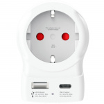 SKROSS Travel Adapter Europe to USA and others USB-A/USB-C 20W PD Grounded SKROSS Travel Adapter Europe to USA and others USB-A/USB-C 20W PD Grounded