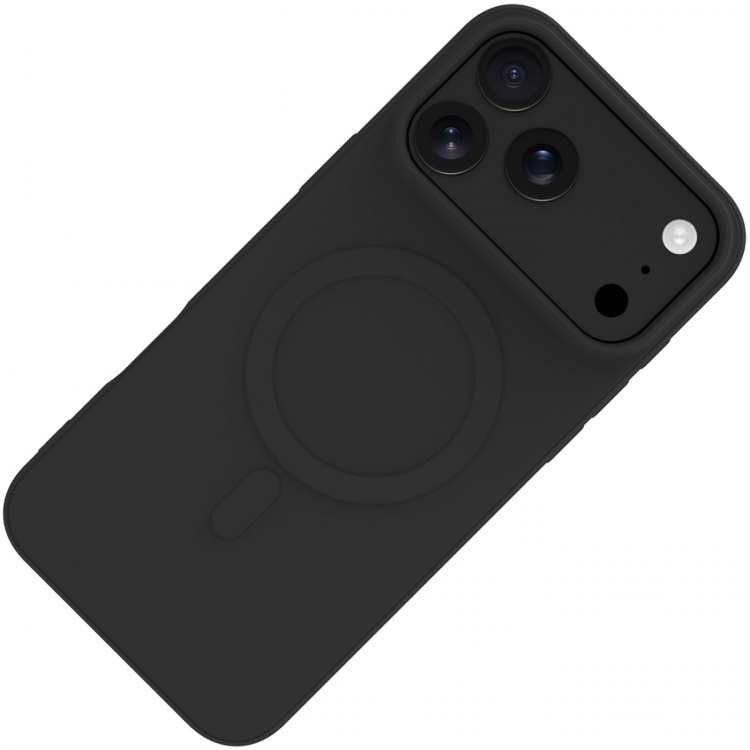 Celly Cromomag Soft rubber case MagSafe compatible iPhone 17 Pro Max Black Celly Cromomag Soft rubber case MagSafe compatible iPhone 17 Pro Max Black