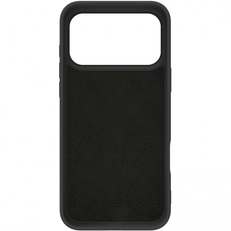 Celly Cromomag Soft rubber case MagSafe compatible iPhone 17 Pro Max Black Celly Cromomag Soft rubber case MagSafe compatible iPhone 17 Pro Max Black