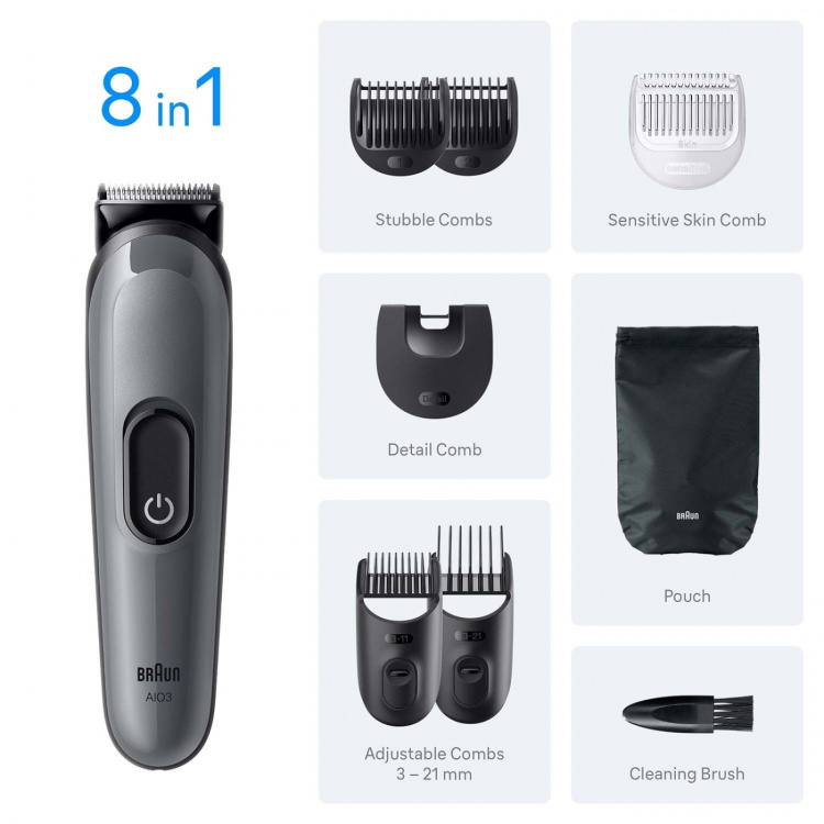 Braun All-in-One Grooming Kit Series 3 8-in-1 AIO3540