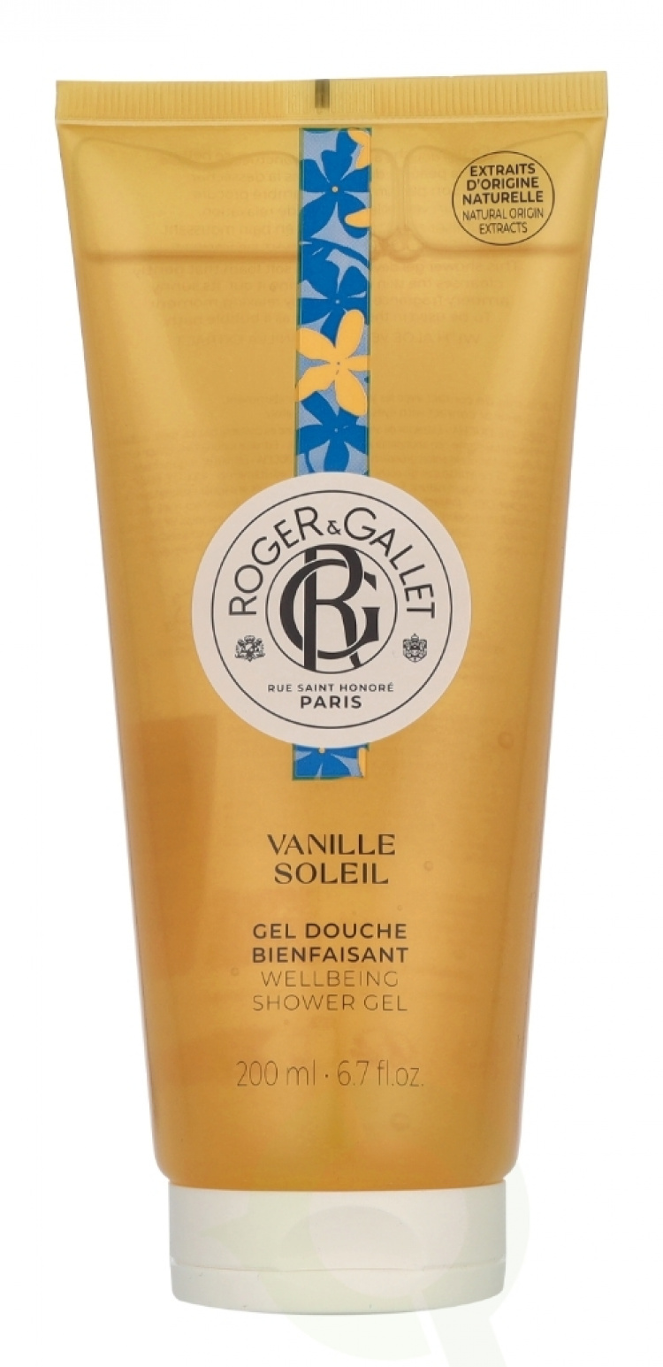 Roger & Gallet Beneficial Shower Gel Vanille Soleil 200 ml