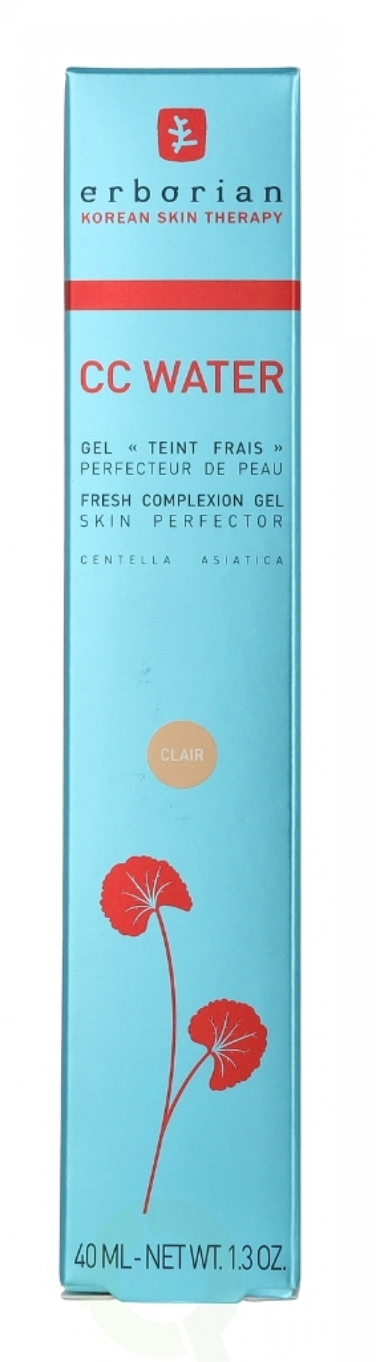 Erborian CC Water Centella Fresh Complex. Gel Skin Perfector 40 ml Clair