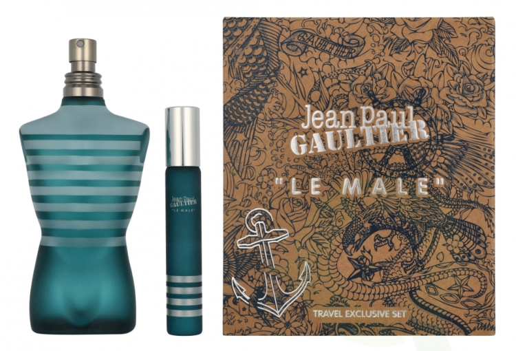 Jean Paul Gaultier Le Male Giftset 145 ml Edt Spray 125ml/Edp Spray 20ml