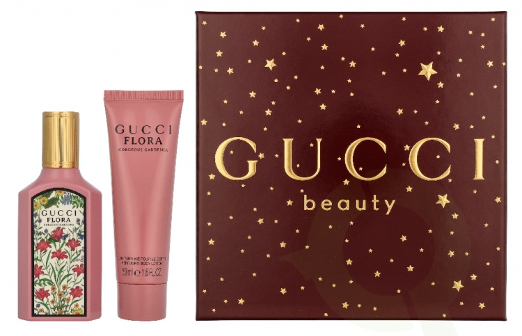 Gucci Flora Gorgeous Gardenia Giftset 100 ml Edp Spray 50ml/Body Lotion 50ml
