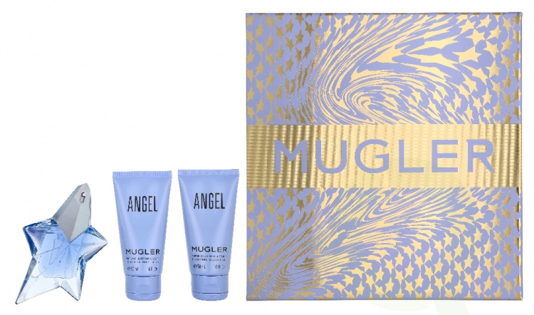 Thierry Mugler Angel Giftset 125 ml Edp Spray 25ml/Body Lotion 50ml/ Shower Gel 50ml