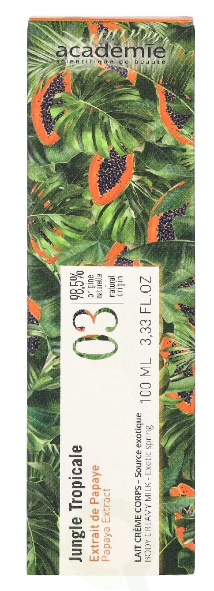 Academie Jungle Tropicale Body Cream Milk Exotic Spring 100 ml