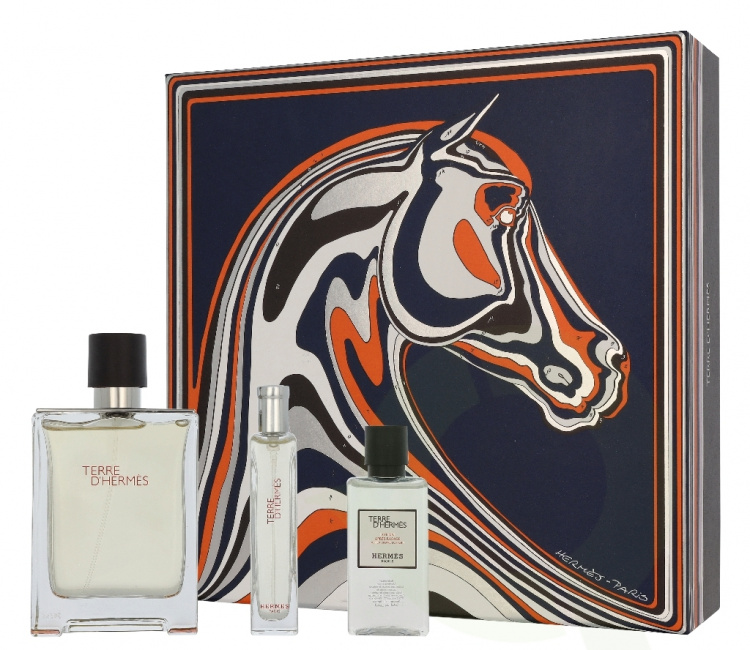 Hermes Terre D\'Hermes Giftset 155 ml Edt Spray 100 ml/After Shave Lotion 40 ml/Edt Spray 15 ml