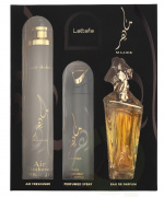 Lattafa Maahir Giftset 600 ml Edp Spray 100ml/Deo Spray 200ml/Air Freshener 300ml