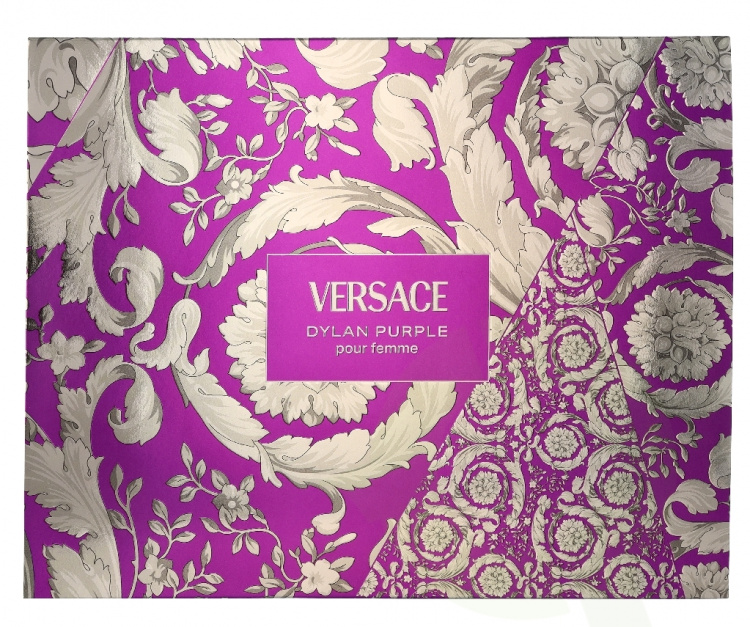 Versace Dylan Purple Giftset 150 ml Edp Spray 50ml/Bath & Shower Gel 50ml/Body Lotion 50ml