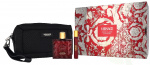 Versace Eros Flame Giftset 110 ml Edp Spray 100ml/Edp Spray 10ml/Black Trousse