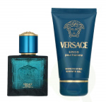 Versace Eros Pour Homme Giftset 80 ml Edt Spray 30ml/Bath & Shower Gel 50ml
