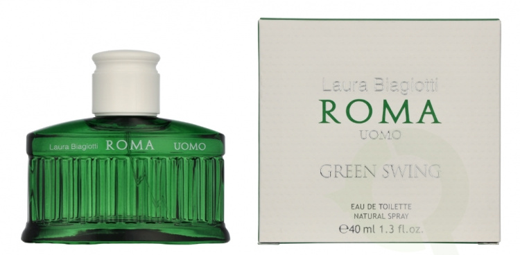 Laura Biagiotti Roma Uomo Green Swing Edt Spray 40 ml